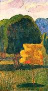 Emile Bernard The yellow tree painting